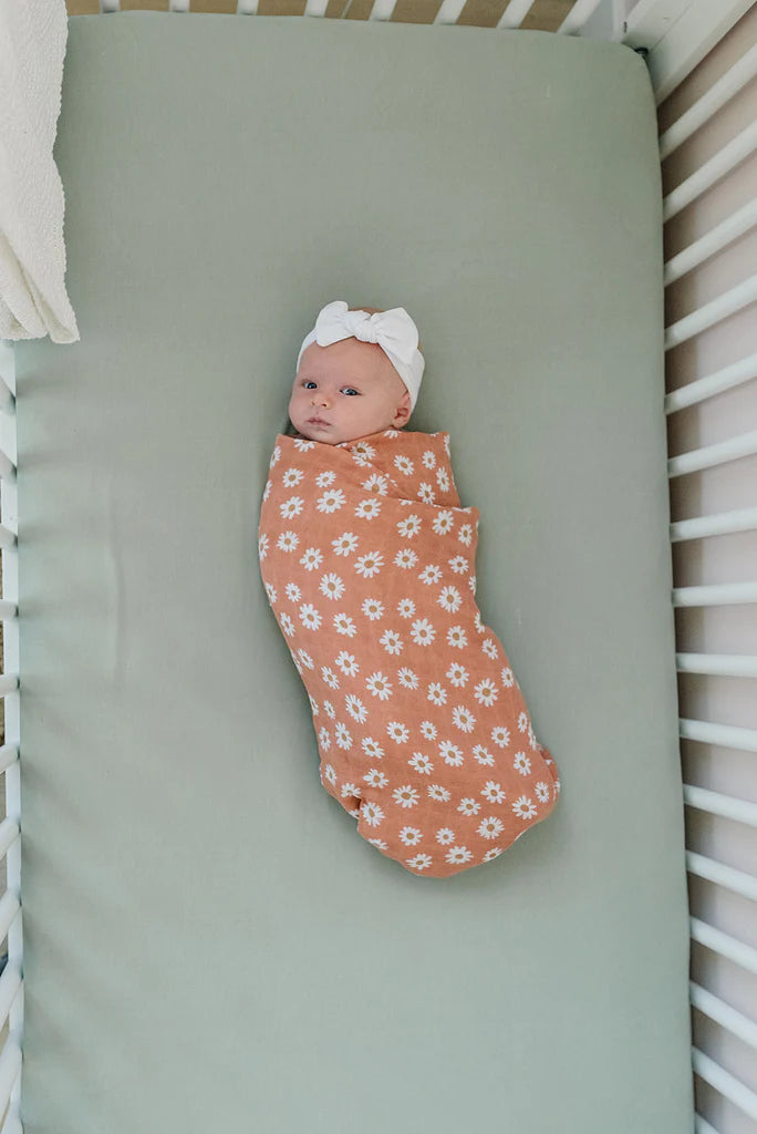 Sage Stretchy Crib Sheet