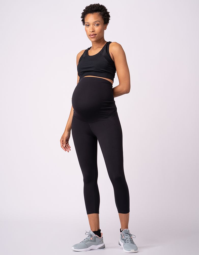 Black 3/4 Support Active Legging