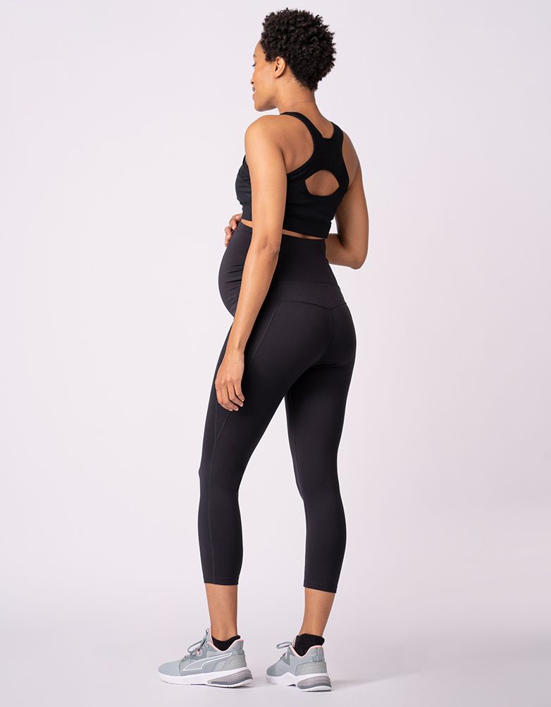 Black 3/4 Support Active Legging