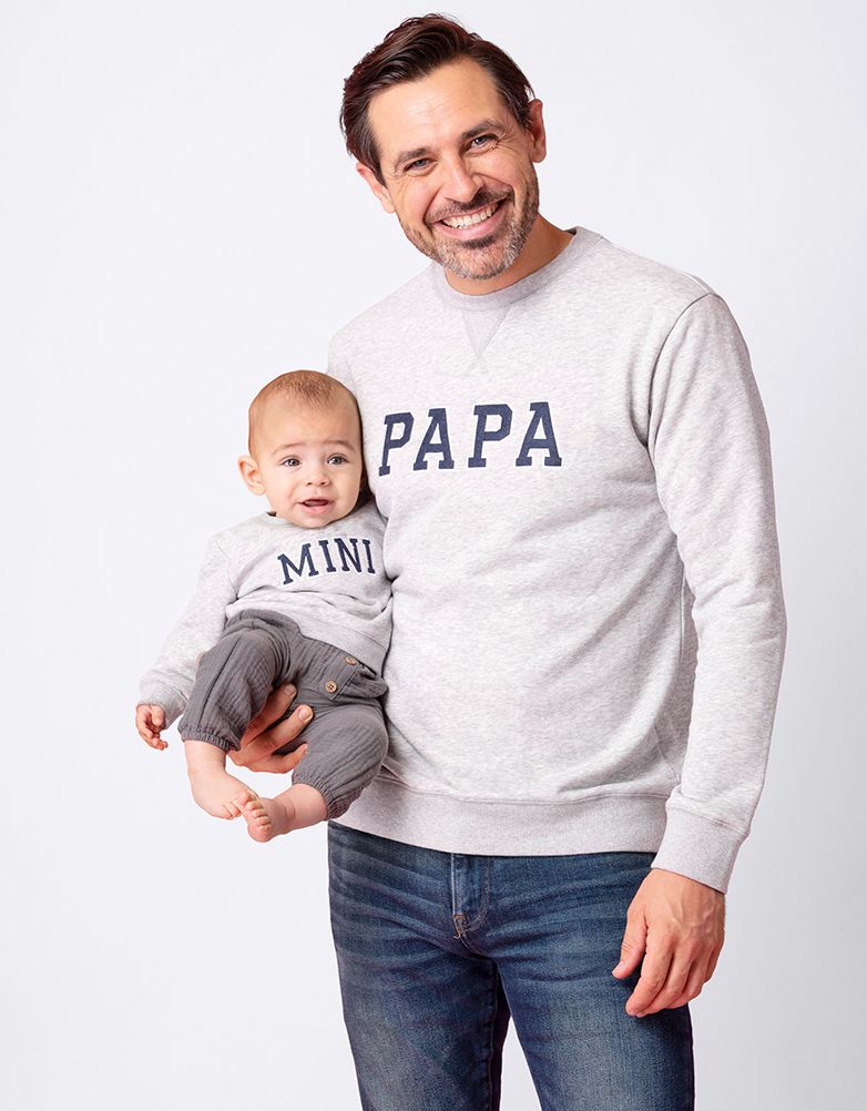 Papa & Mini Crewneck Set