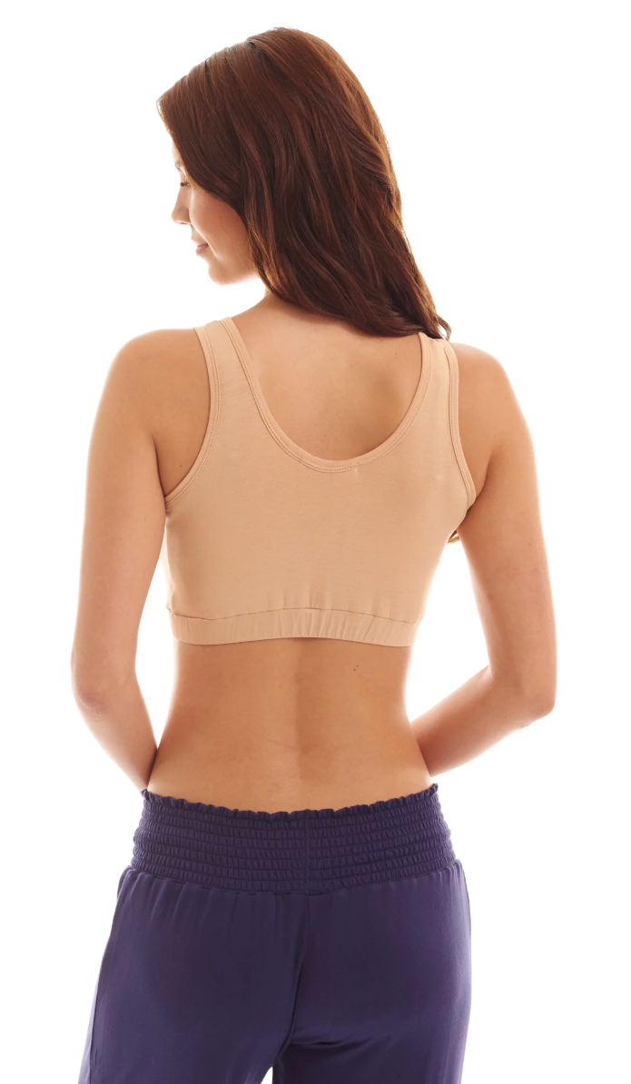 Paisley 3-Pack Sleep Bras - Black/Nude/Black