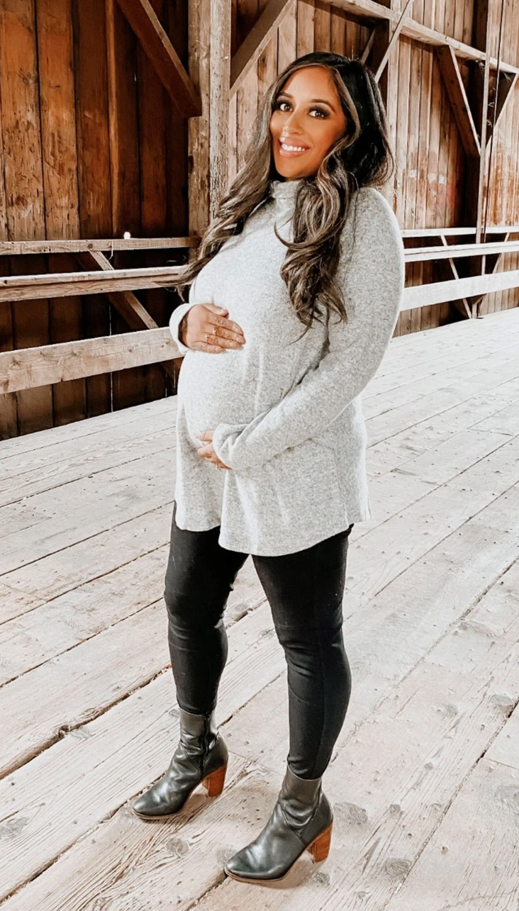 Teresa Heather Grey Sweater