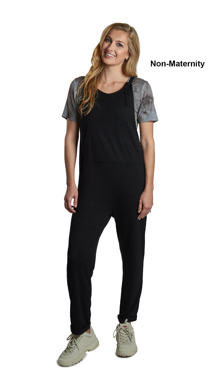 Natalie Black Overalls