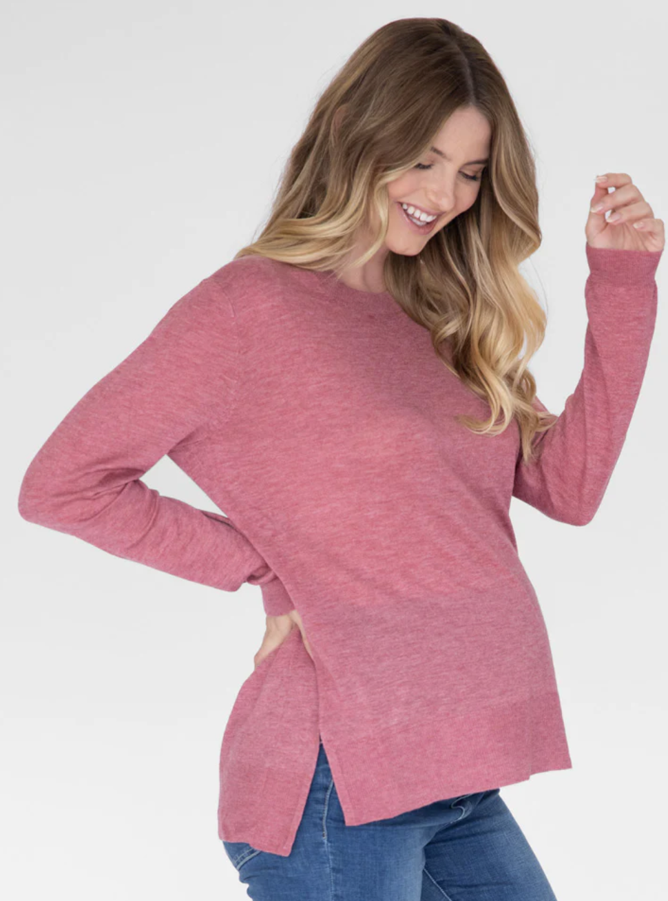 Rose Oversize Maternity Sweater