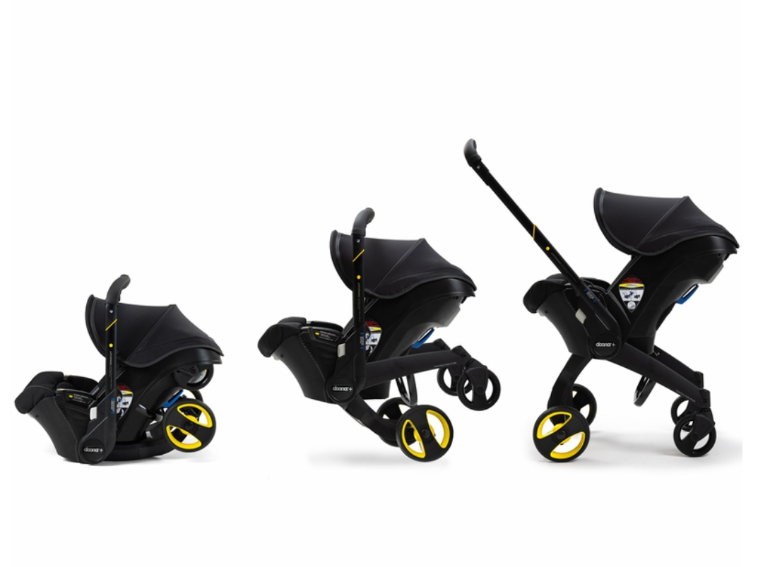 Doona Infant Car Seat & Stroller - Midnight Edition