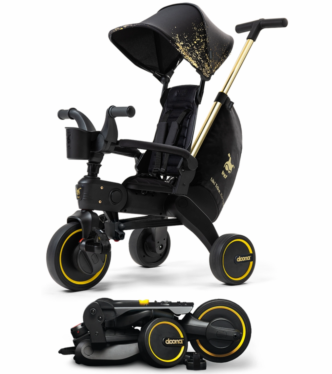 Doona Liki Trike - Limited Edition Gold – Mickey Roo Maternity Doona Liki Trike - Limited Edition Gold – Mickey Roo Maternity