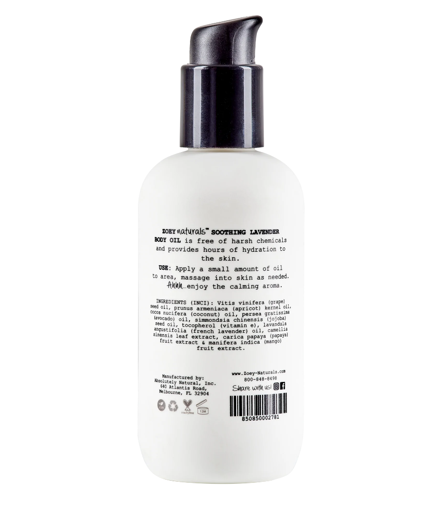 Soothing Lavender Body Oil