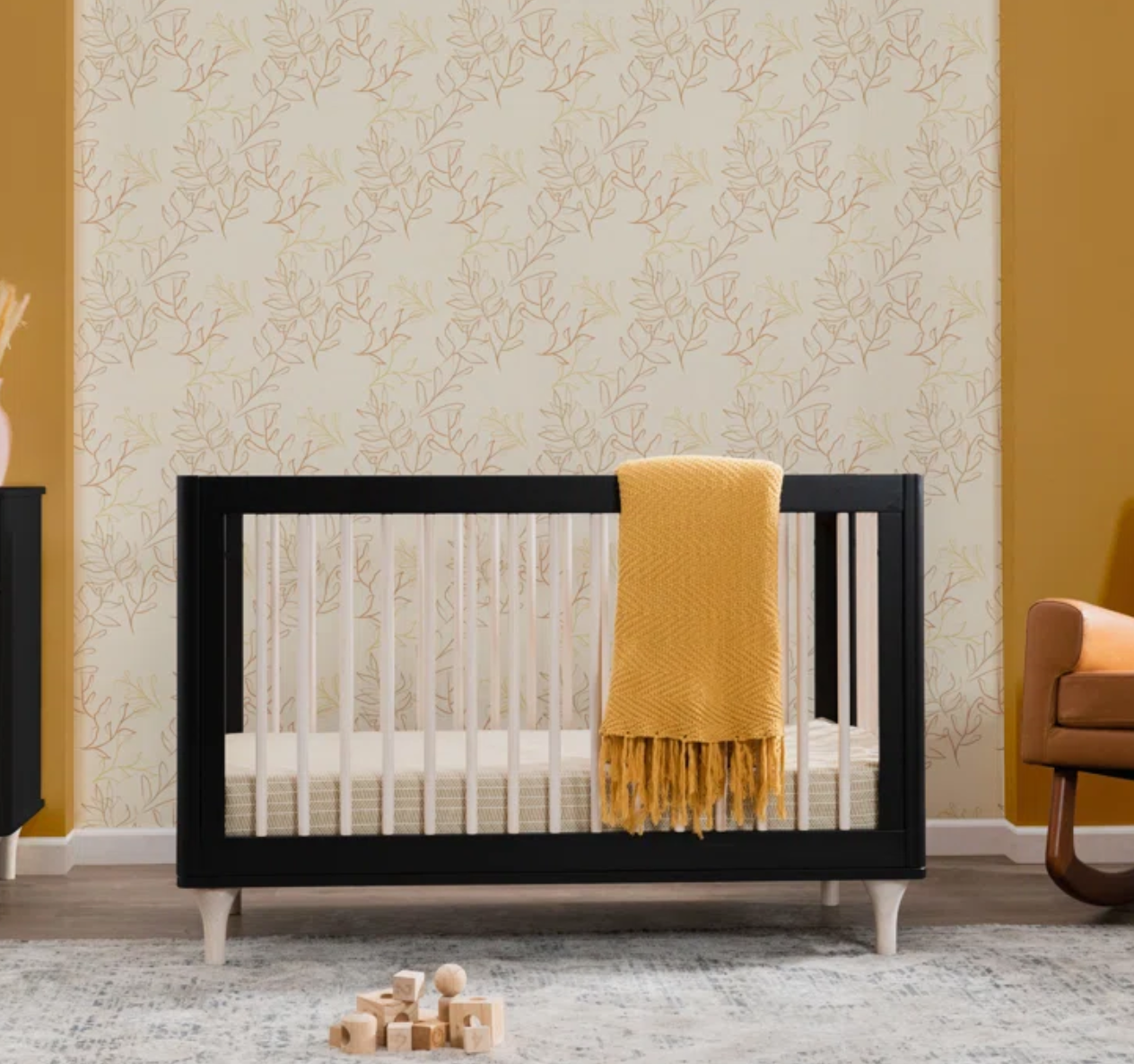 Babyletto Lolly 3-In-1 Convertible Crib With Toddler Bed Conversion Kit