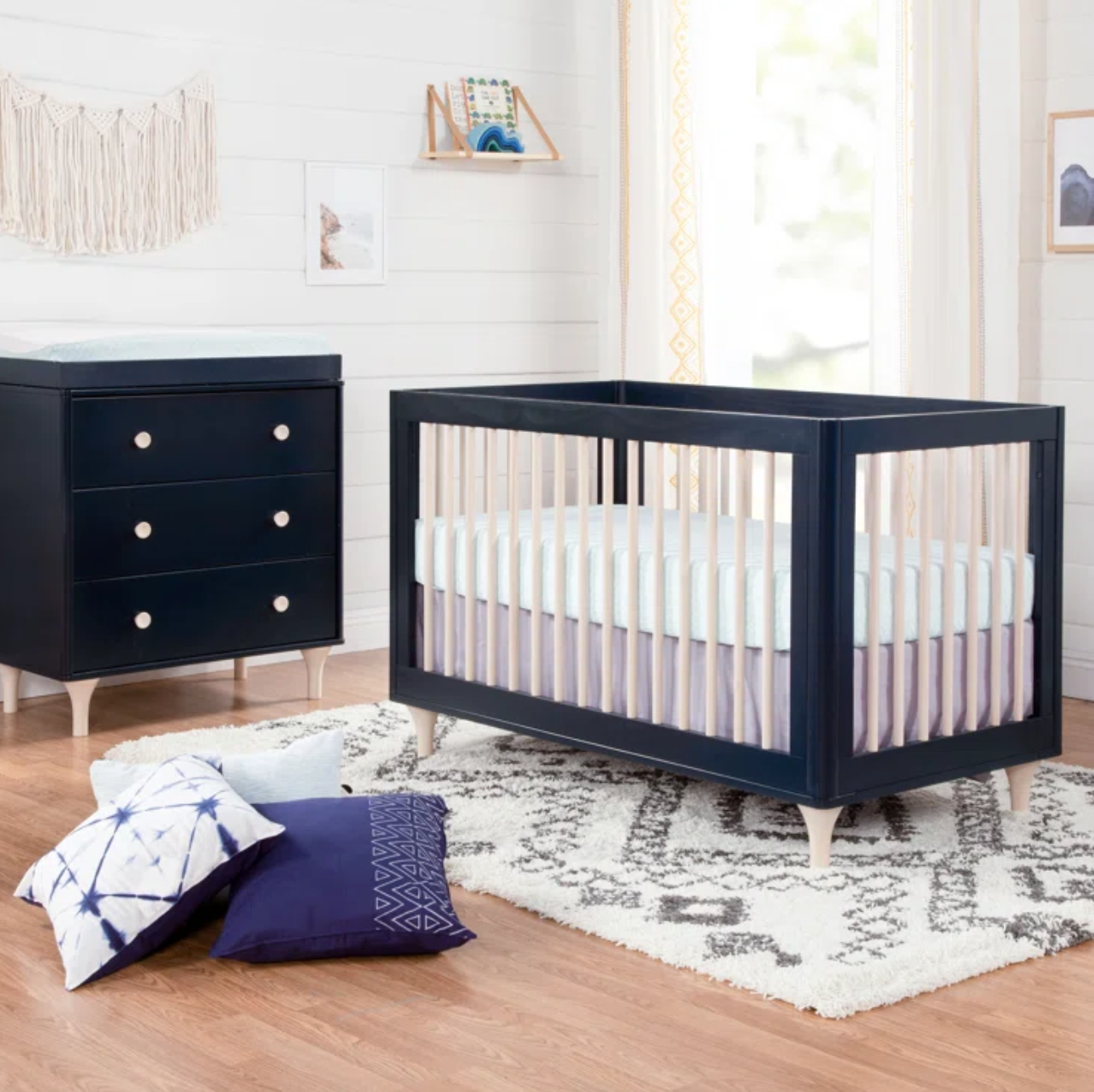 Babyletto Lolly 3-In-1 Convertible Crib With Toddler Bed Conversion Kit
