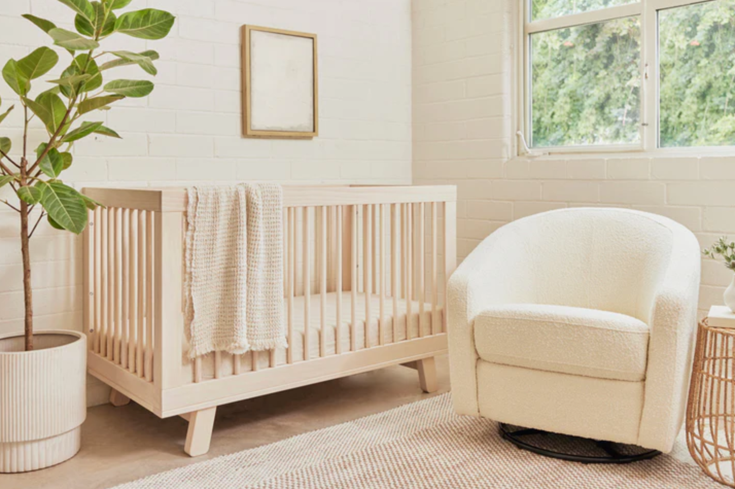 Babyletto Hudson 3-In-1 Convertible Crib With Toddler Bed Conversion Kit