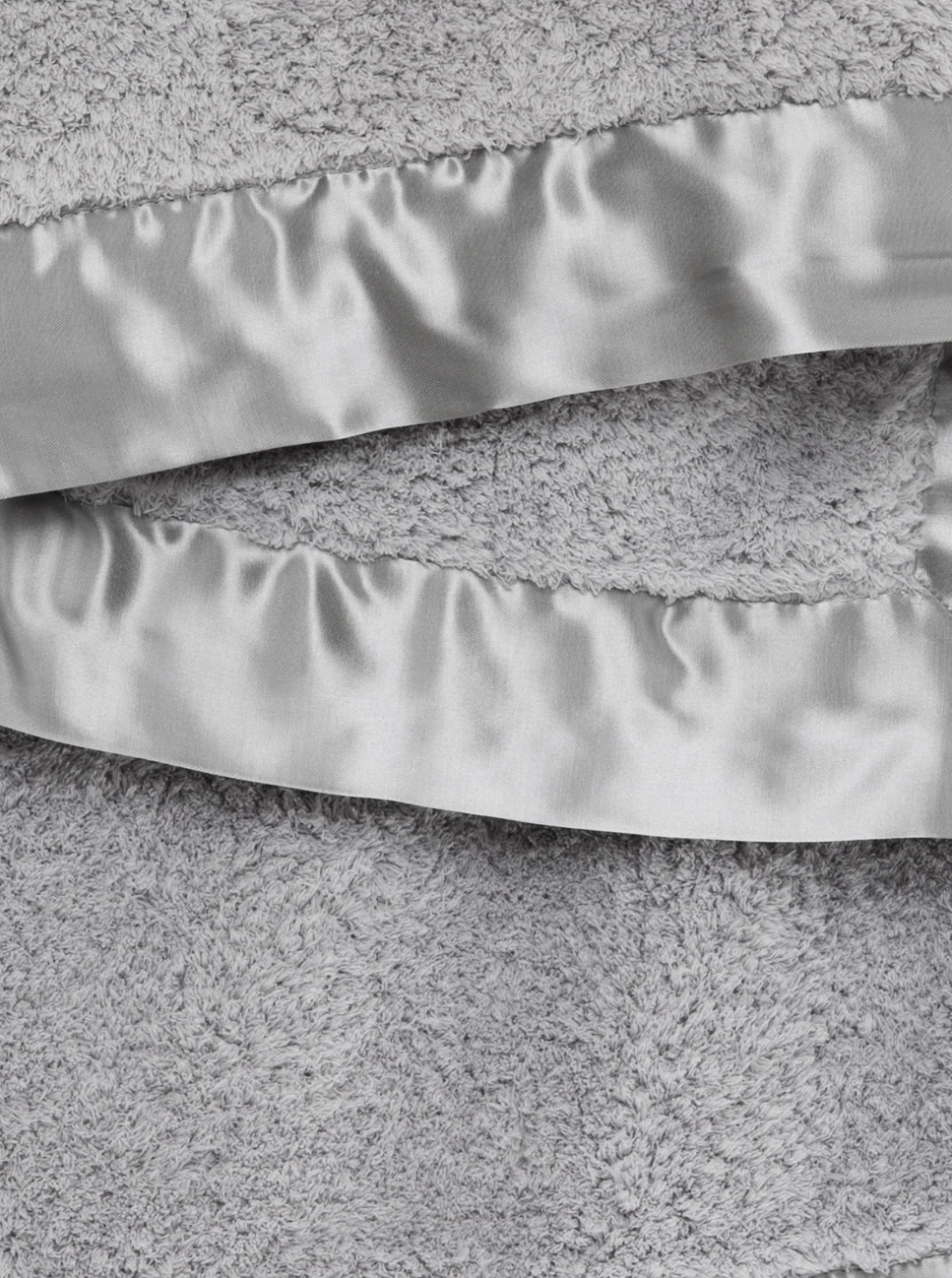 Silver Chenille Baby Blanket