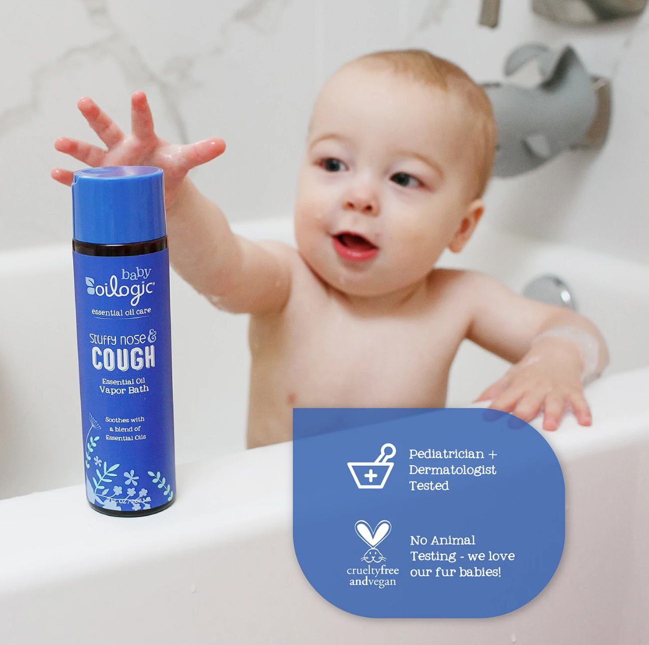 Oilogic Stuffy Nose & Cough Vapor Bath