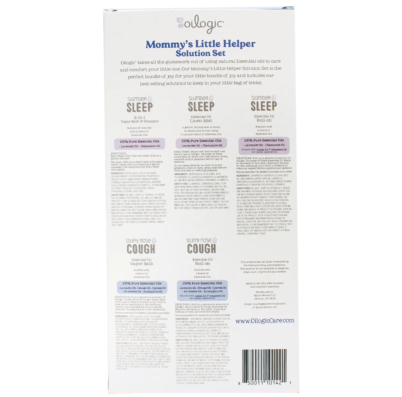 Oilogic Mommy's Little Helper Solutions Set