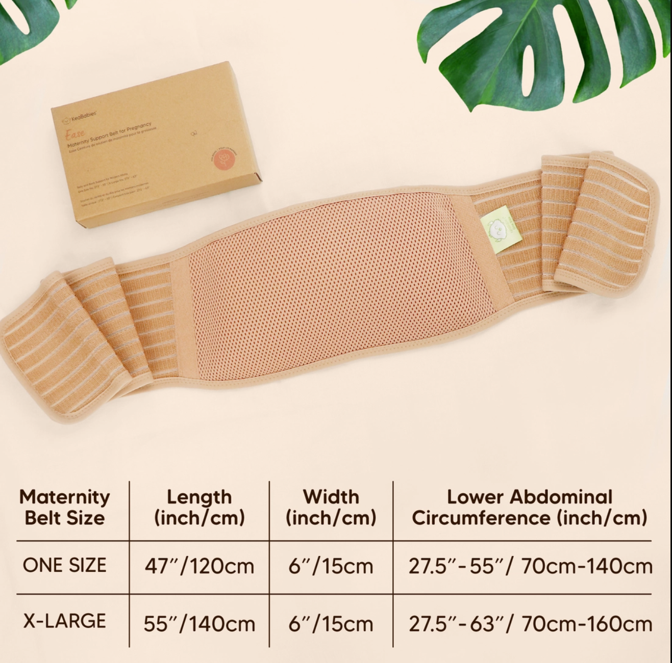 KeaBabies Maternity Support Belt