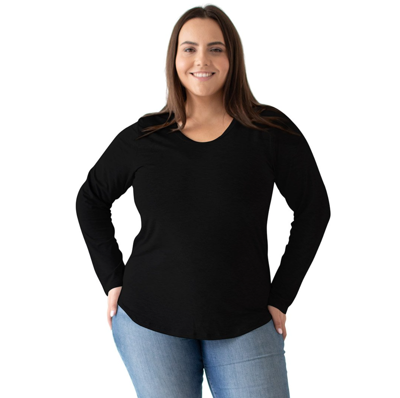 Bamboo Nursing & Maternity Long Sleeve Top