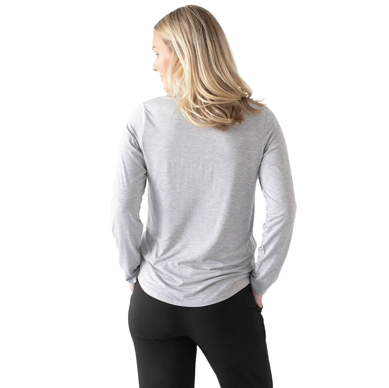 Bamboo Nursing & Maternity Long Sleeve Top