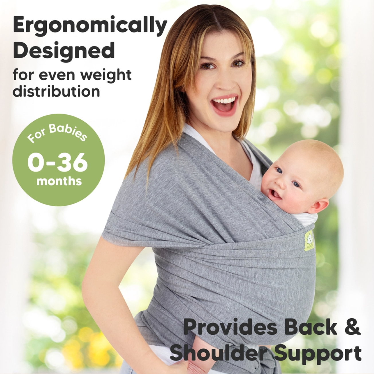 KeaBabies Baby Wrap Carrier