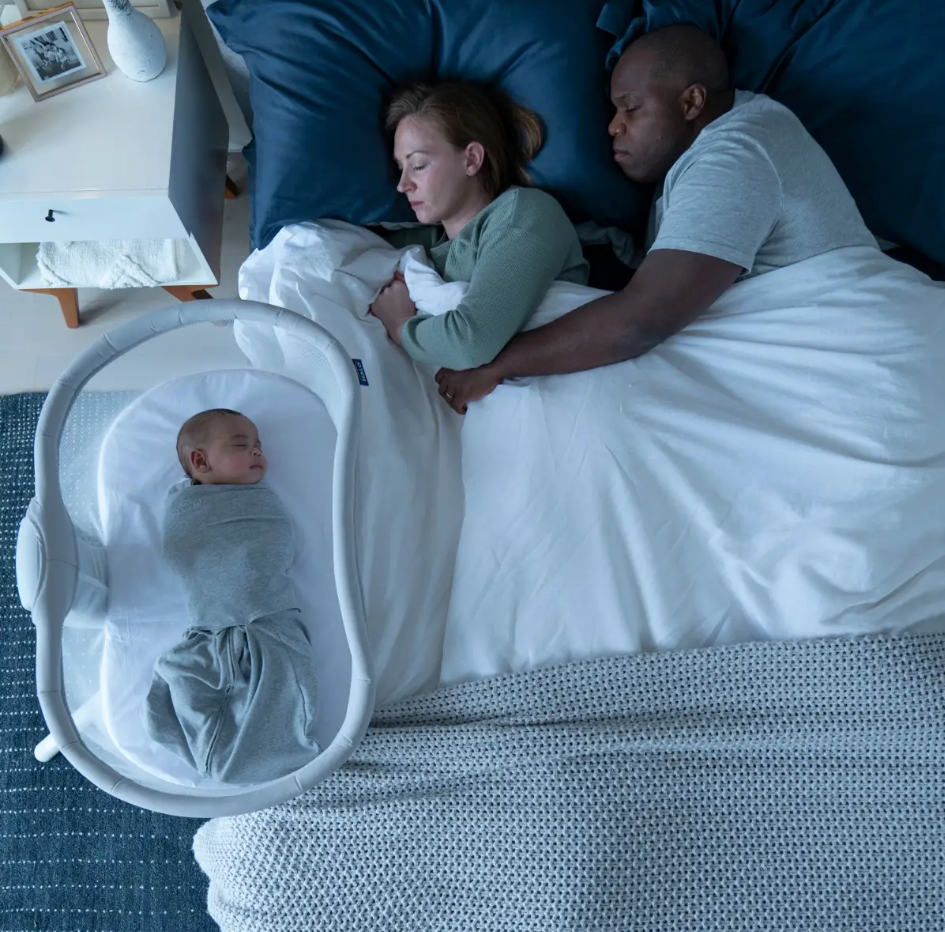 Grey BassiNest Swivel Sleeper