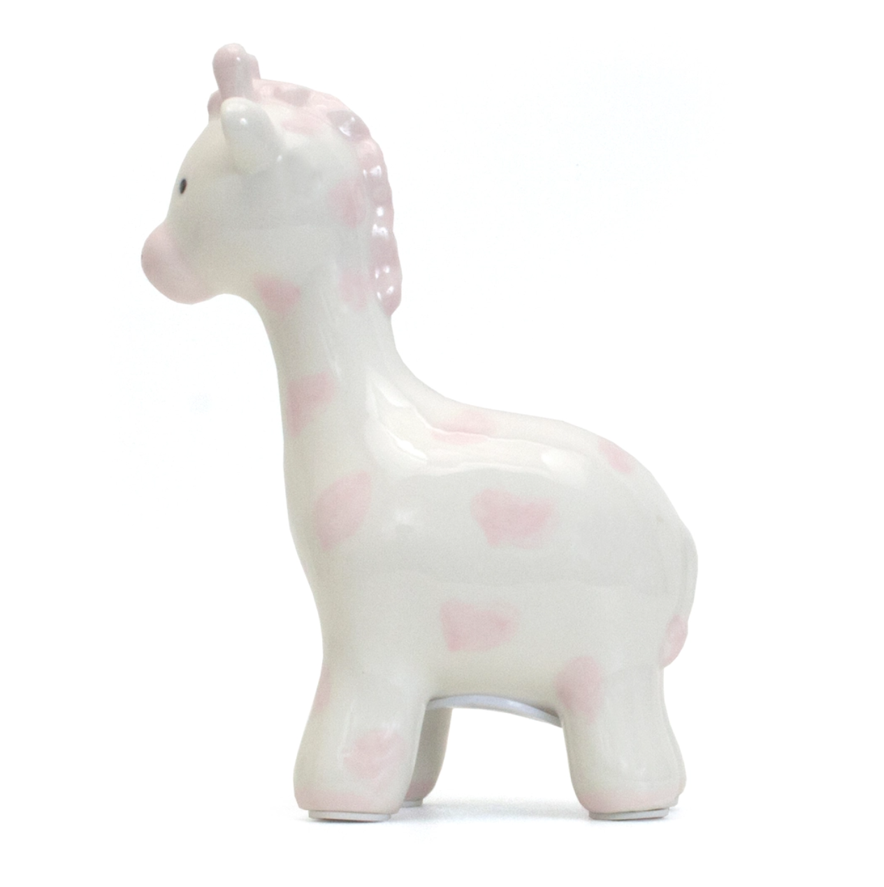 Pink Spotted Giraffe Piggy Bank