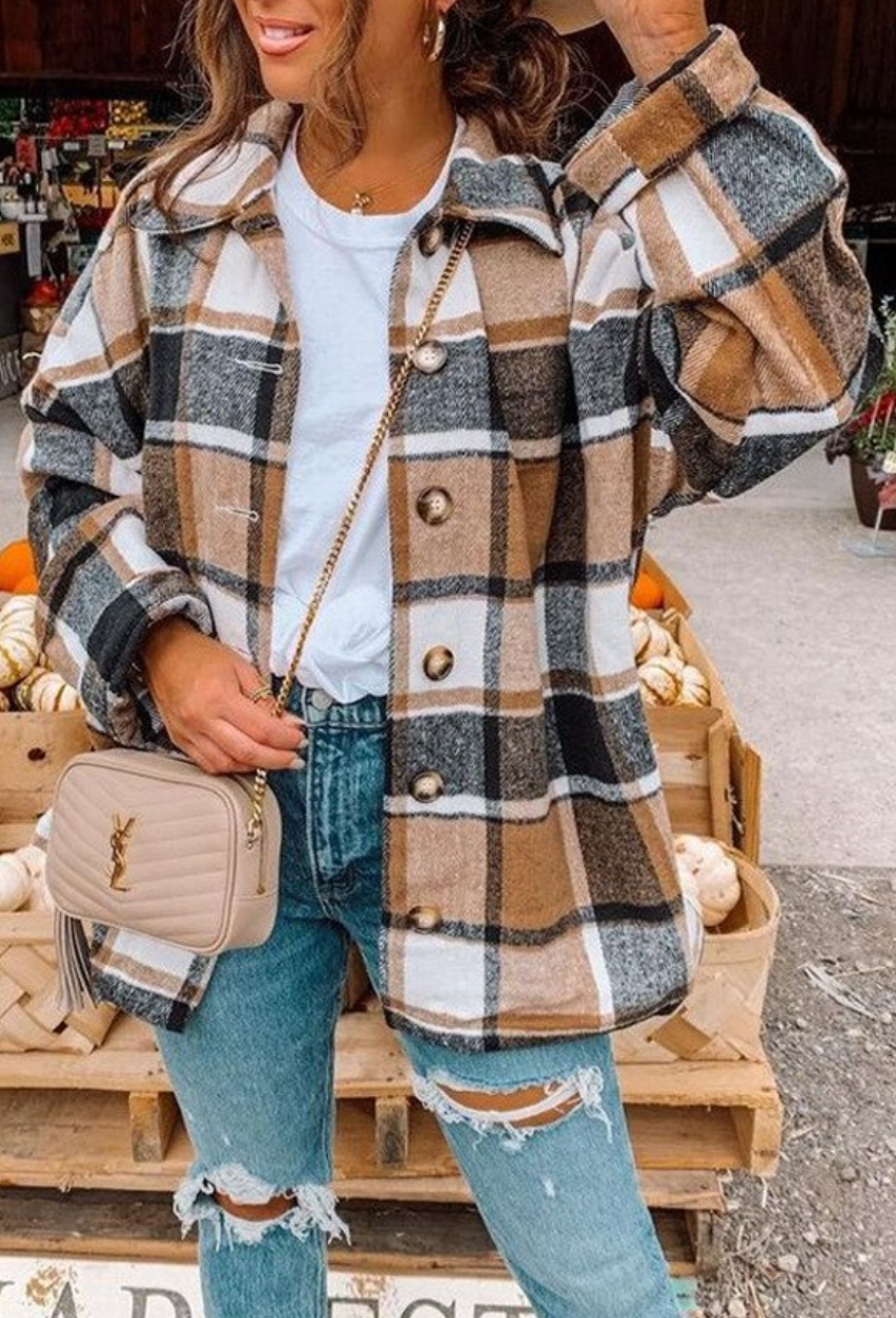Vintage Plaid Shacket