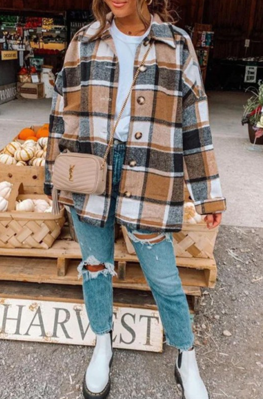 Vintage Plaid Shacket