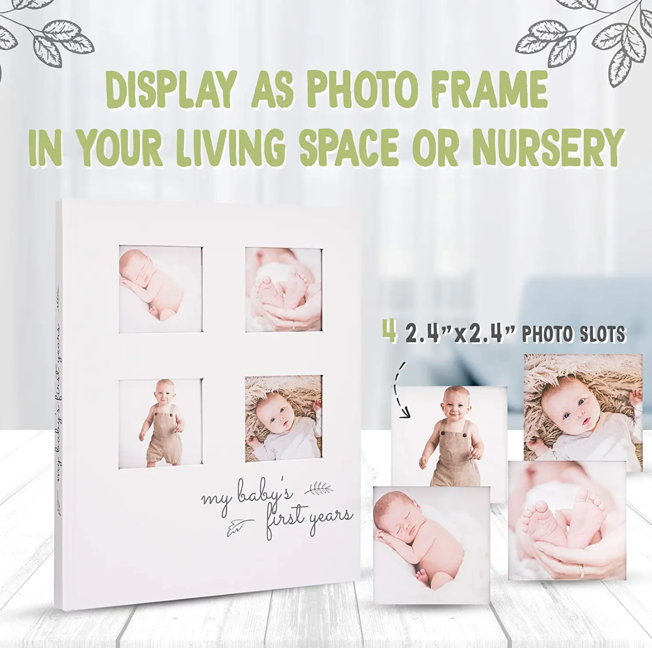 Alpine White Baby First Years Memory Book