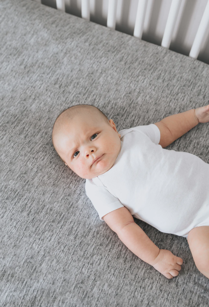 Asher Premium Knit Fitted Crib Sheet