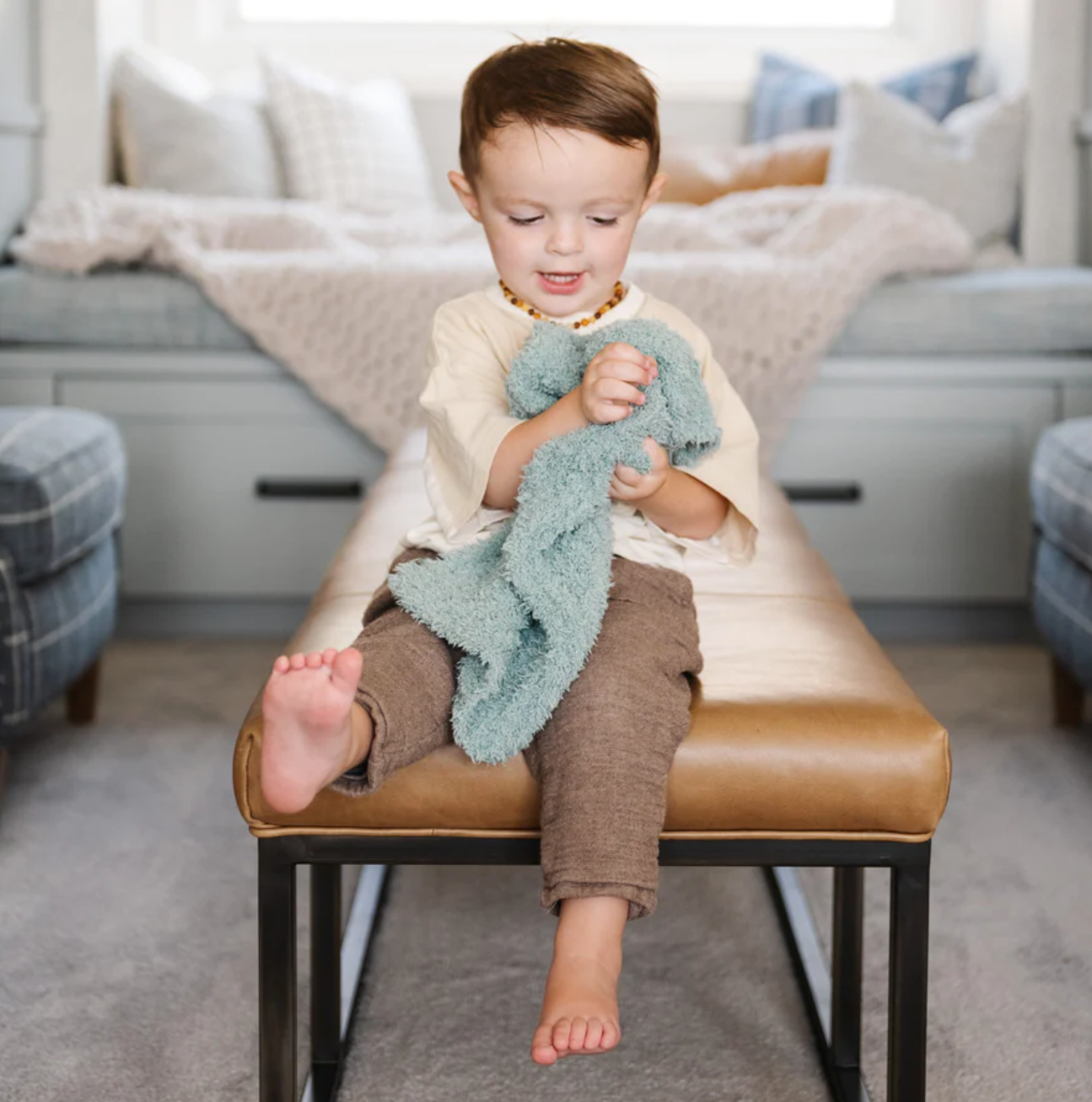 Ribbed Bamboni Mini Blanket