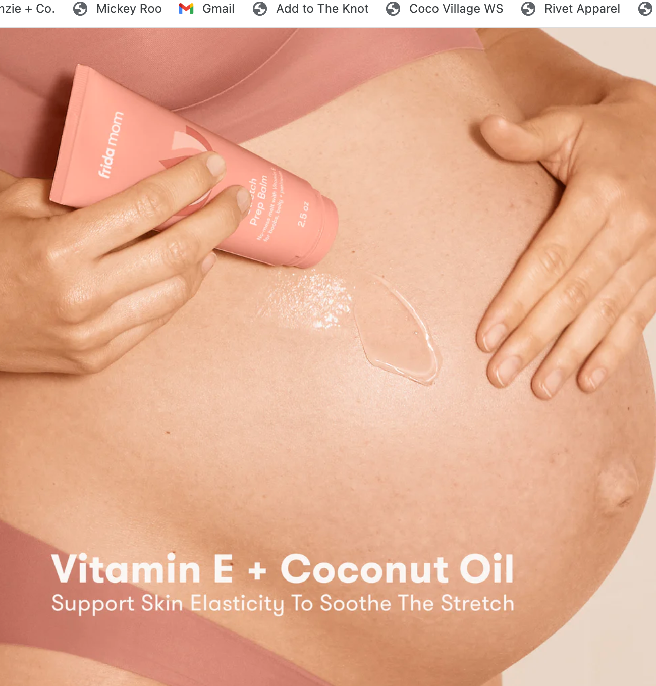 Stretch Prep Balm For Stretch Marks & Perineum