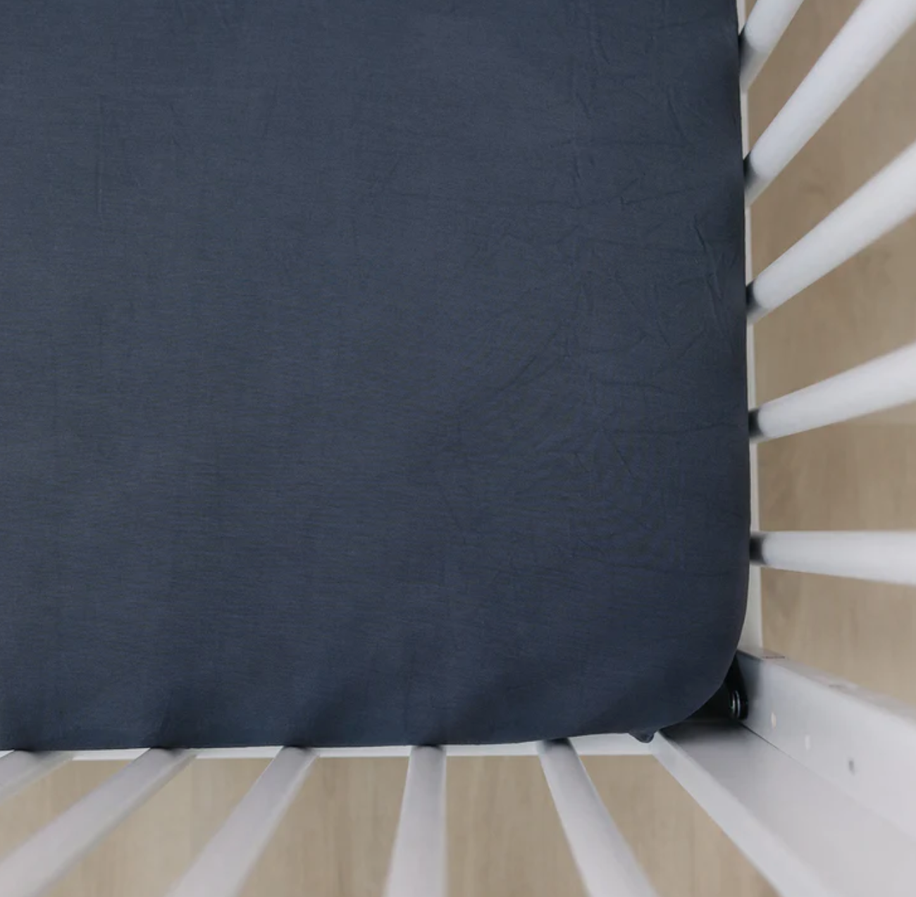 Charcoal Stretchy Crib Sheet