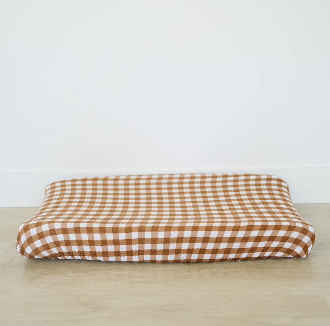 Gingham Muslin Changing Pad Cover