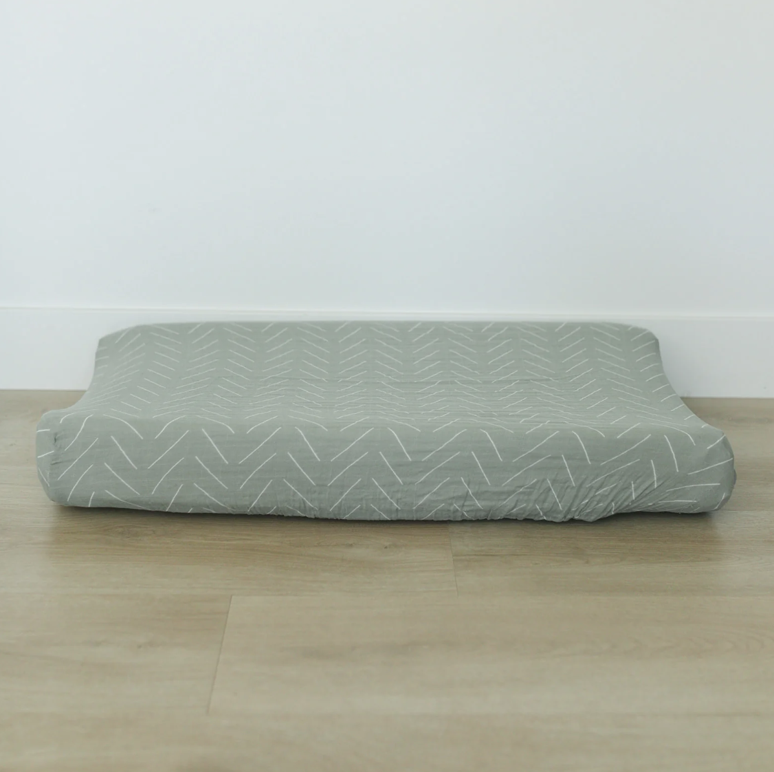 Desert Sage Muslin Changing Pad Cover