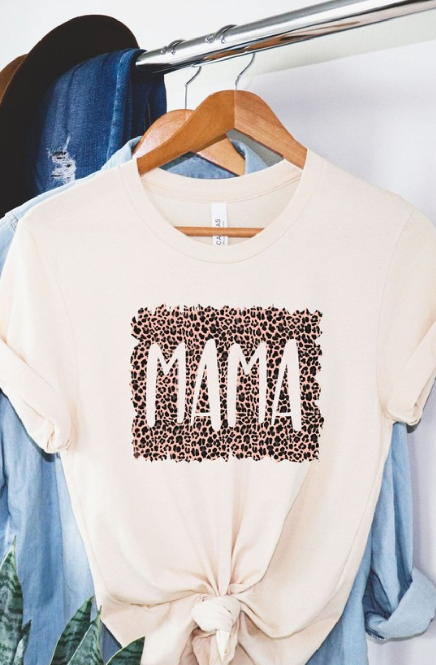 Leopard Mama Graphic Tee