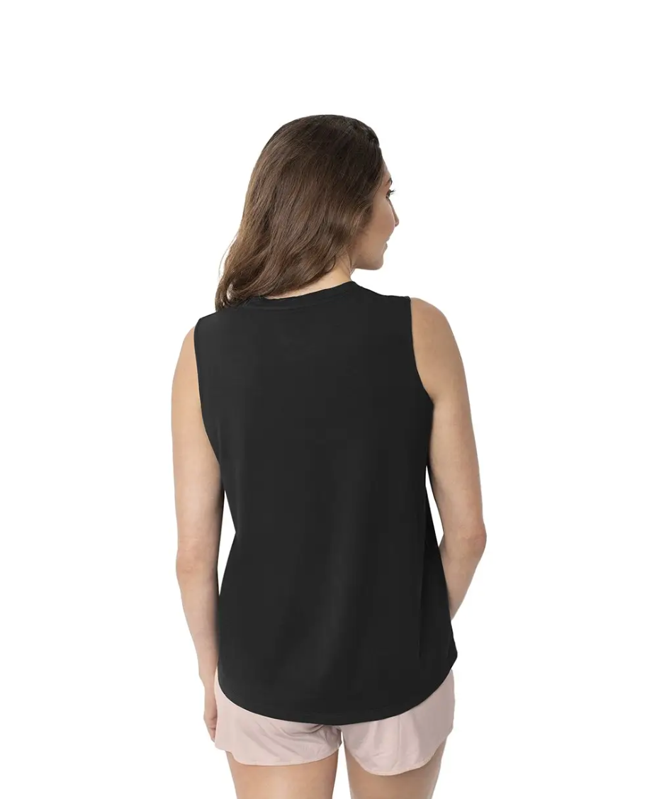Black Bamboo Nursing & Maternity Tank