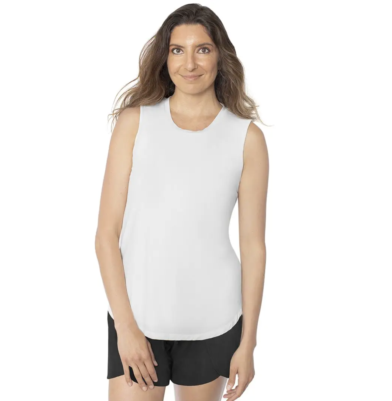 White Bamboo Nursing & Maternity Tank
