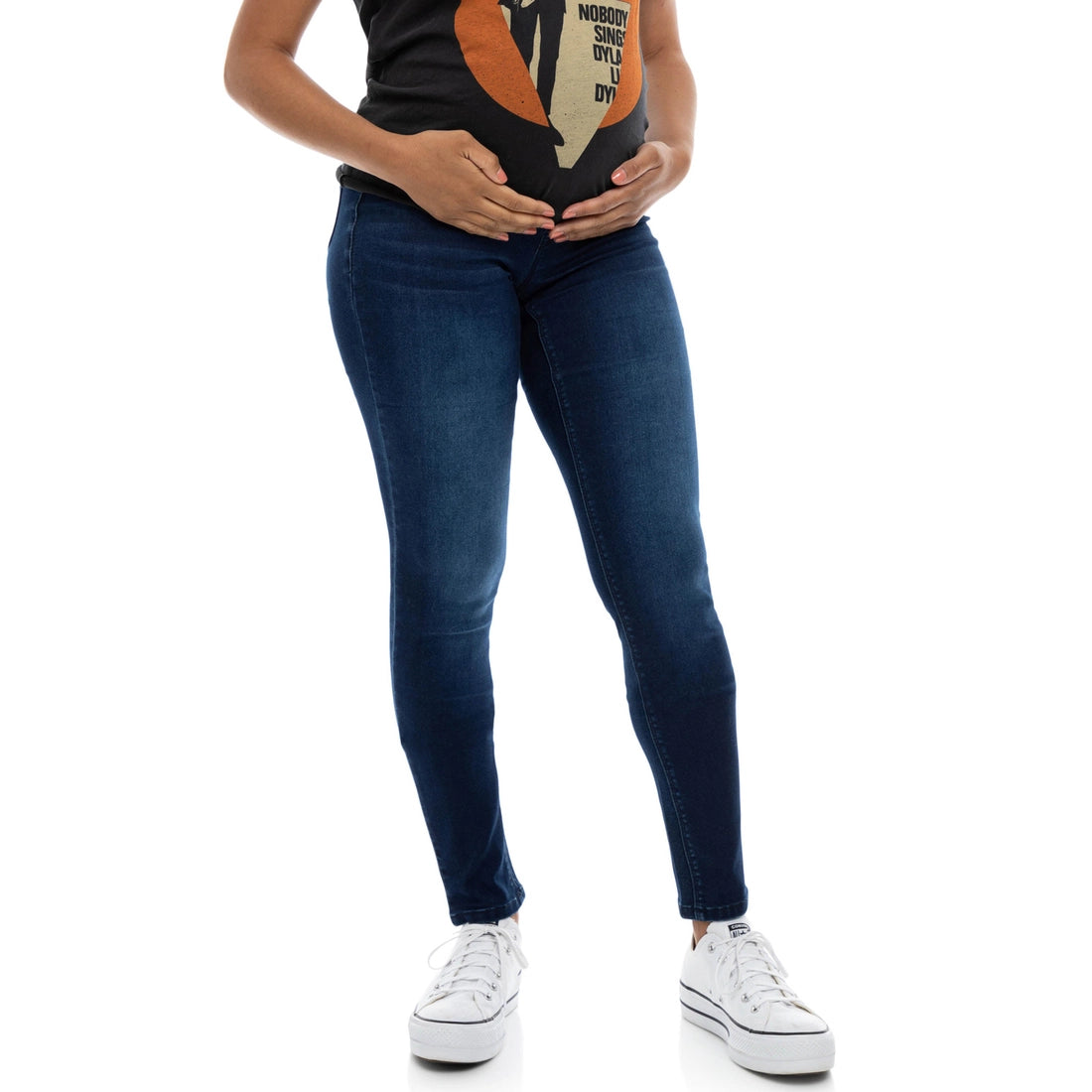 Maternity 32" Butter Skinny W/ Bellyband In Marco