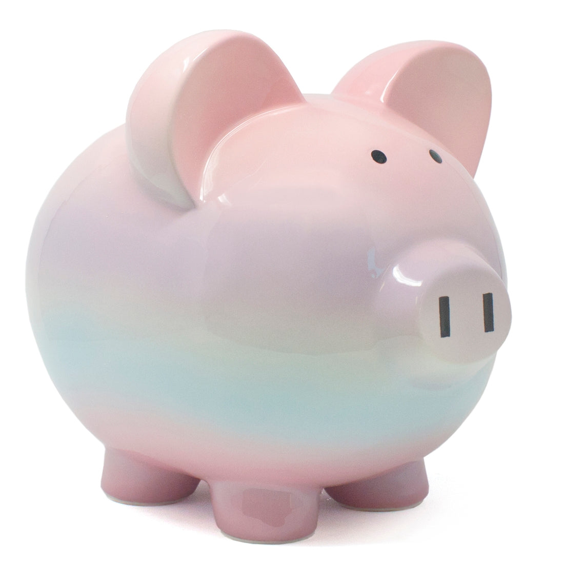 Extra Large Rainbow Ombré Elephant Piggy Bank