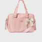 Rosy Pink Polka Dot Weekender Bag