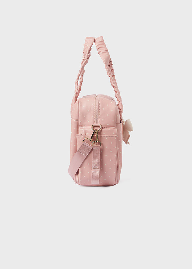 Rosy Pink Polka Dot Weekender Bag
