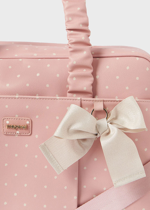 Rosy Pink Polka Dot Weekender Bag