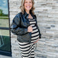 Faux Leather Boxy Jacket