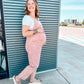 Light Rose Washed Jumpsuit