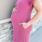 Magenta Scrunch Dress