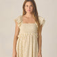 Yellow Floral Francesca Dress