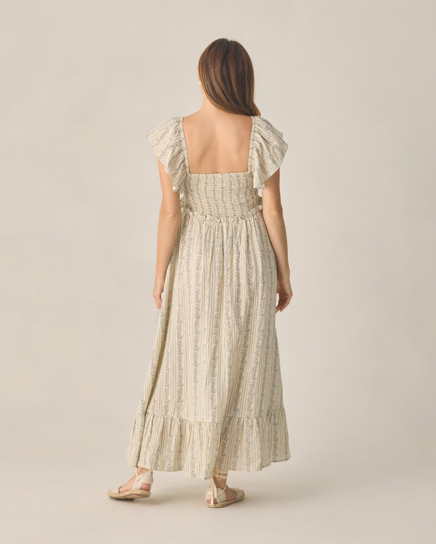 Blue Floral Francesca Dress