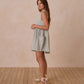Sage Check Summer Dress