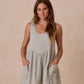 Sage Check Summer Dress