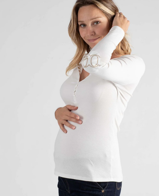 Tunisien Long Sleeve Maternity & Nursing Top