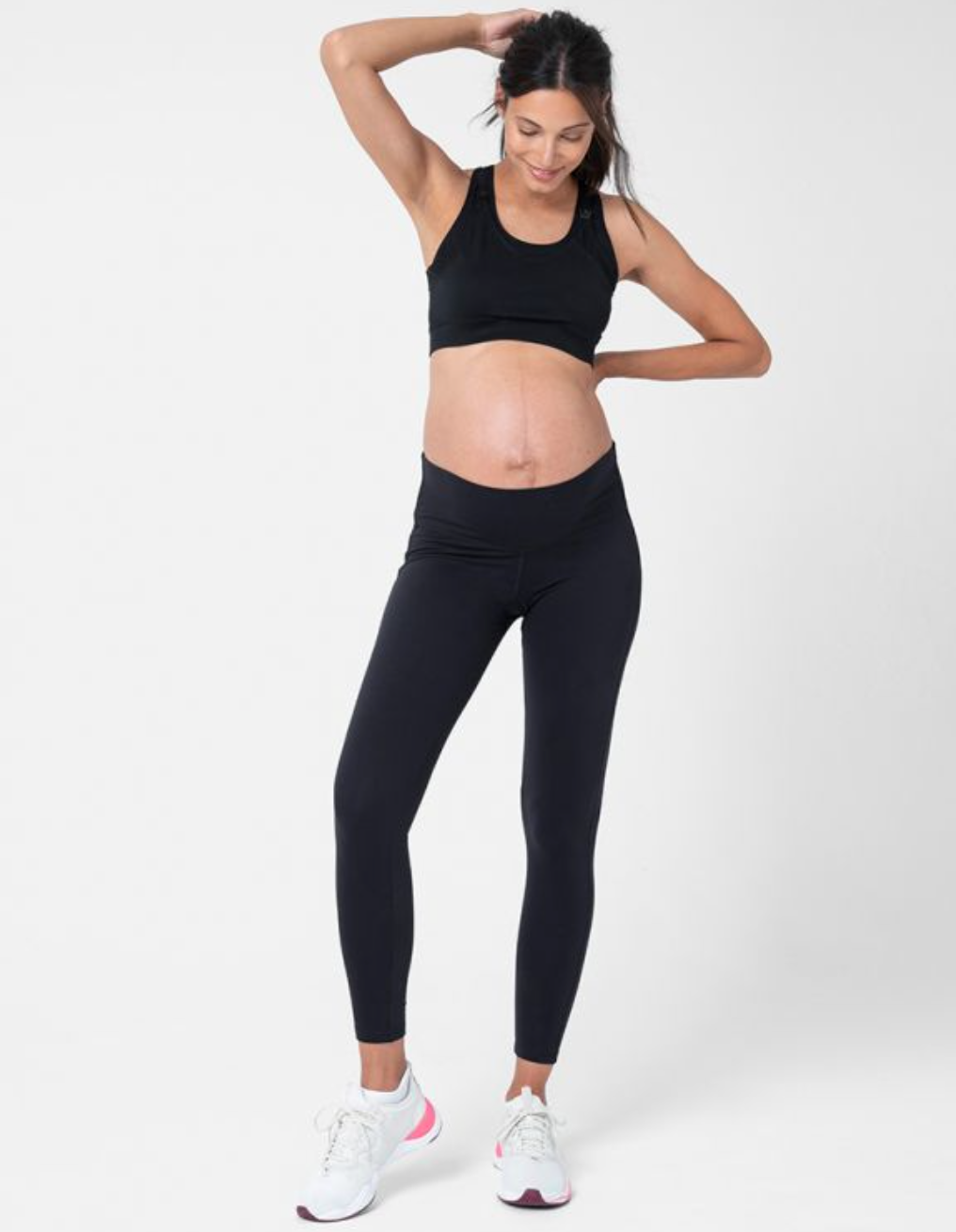 Tonya Black Bump To Postpartum Active Legging