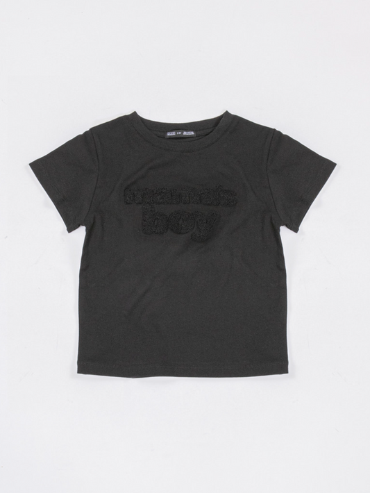 BOY MAMA  Black Tee